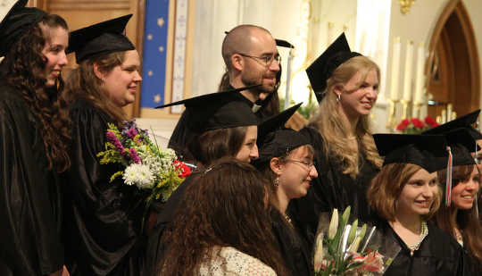 Homeschooling graduation in Philadelphia, Pennsylvania. Jim, the Photographer, CC BY