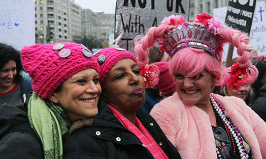 Marchers in Washington, D.C., on Saturday. Photo by Lori Panico.