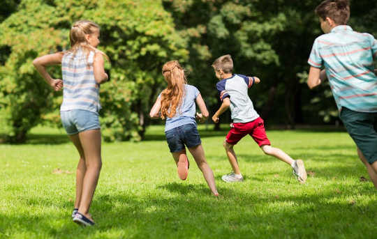 Contact with nature boosts brain development.  (Being in nature is good for learning and here is how to get kids outside)