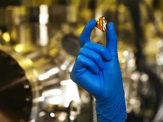 Flexible perovskite prototype solar cell.