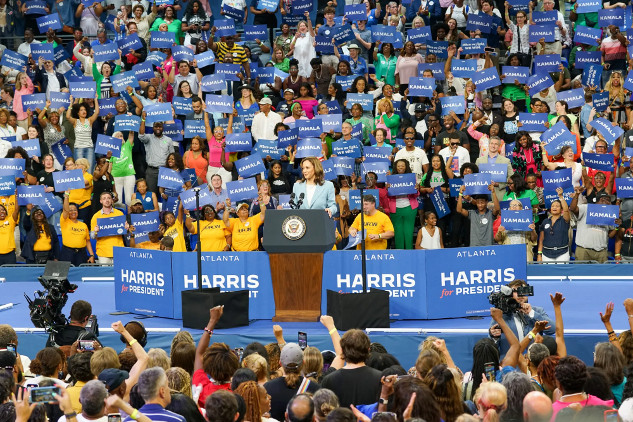 Vice President Harris on the stump in Atlanta