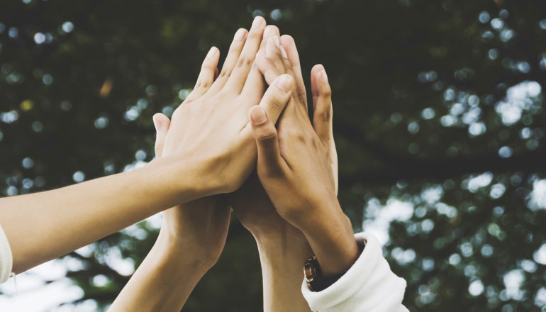 group high five