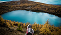 relaxing by the lake