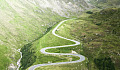 winding road seen from above