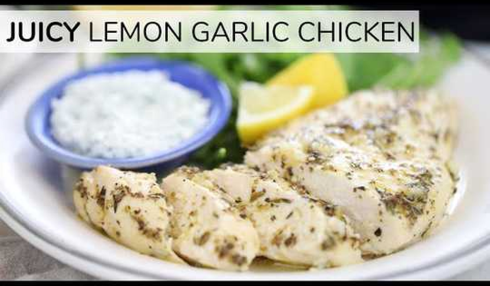 Baked Lemon Garlic Chicken