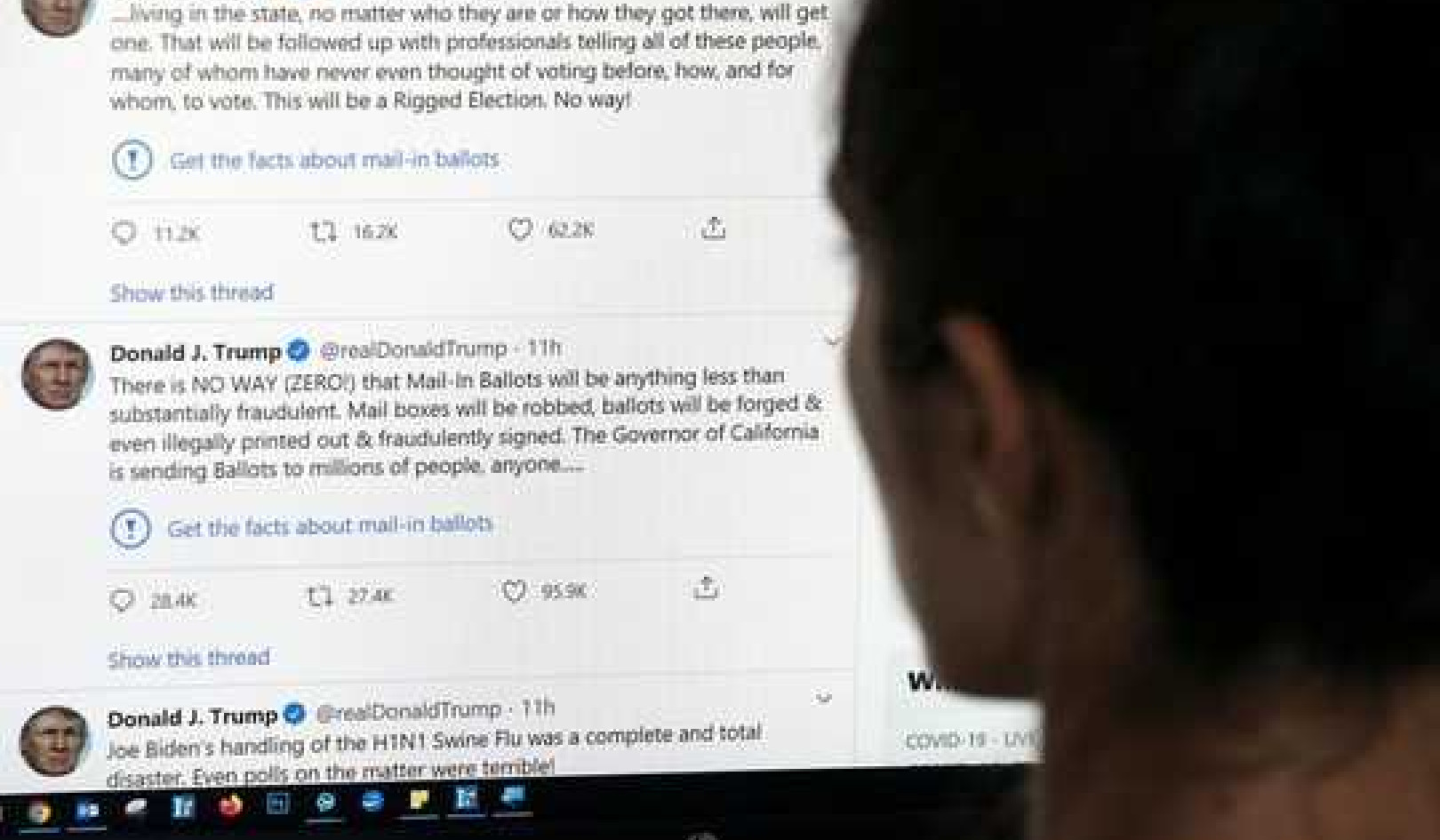 Twitter Labels Trump Tweets Disinformation